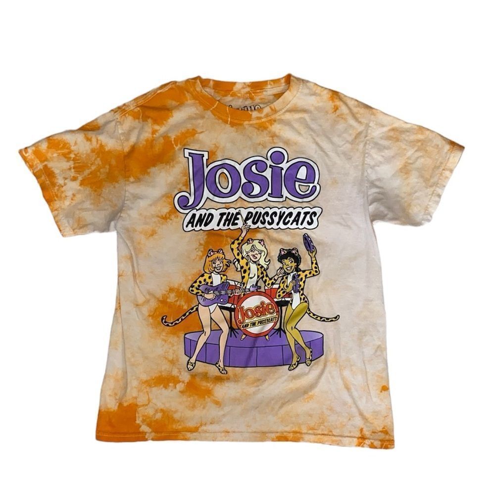 Archie Comics Josie And The Pussycats Graphic Tie Dye Tee Size Small
